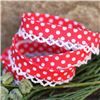 Order  Bias Binding Christmas - Crochet Edge Red/White Spot
